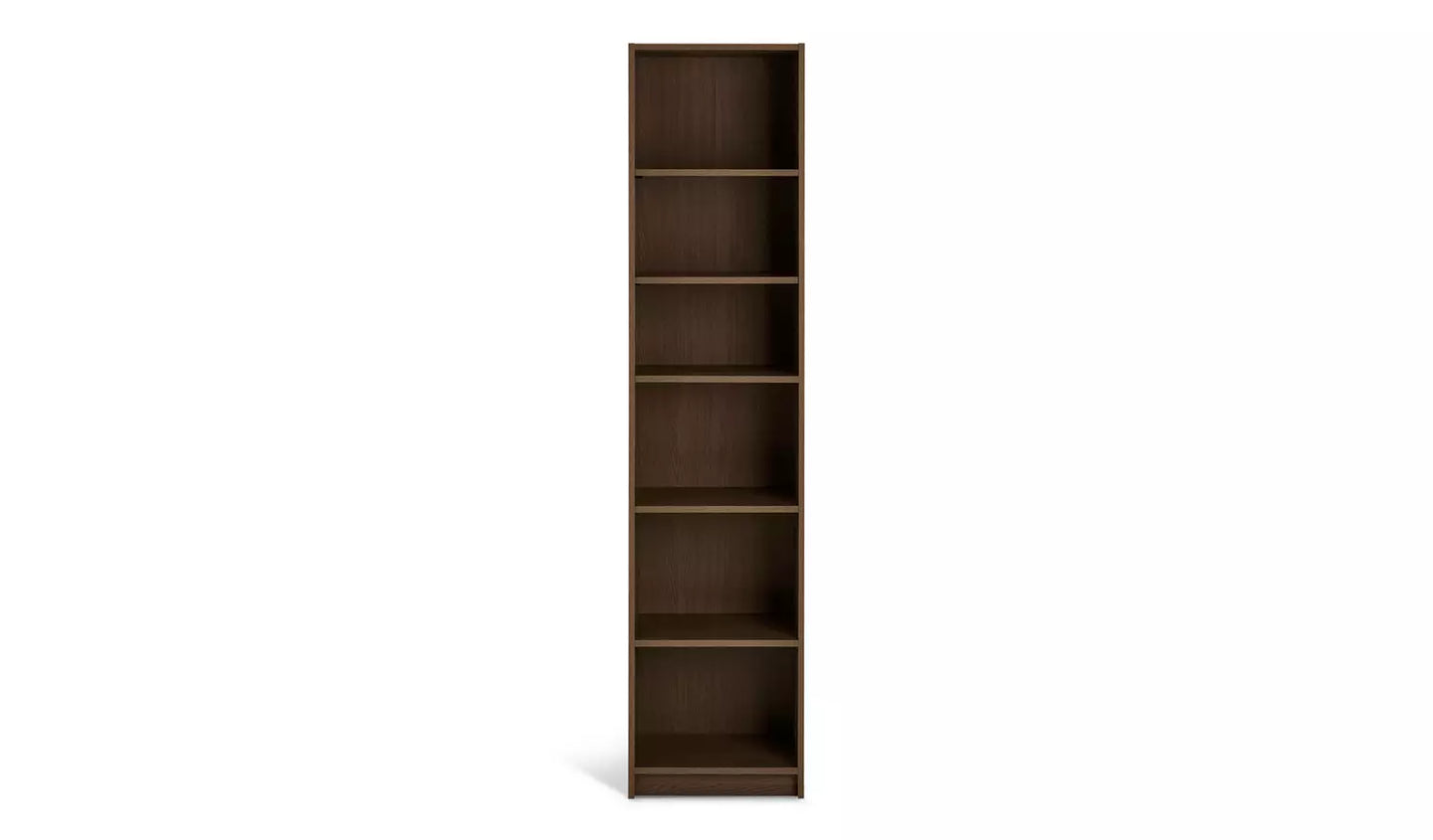 Maine Narrow Bookcase - Walnut